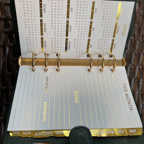 2026⚜️FITS Louis Vuitton 6 RING Agenda: PM MM GM Calendar + PEN & PAPER - Picture 11 of 14